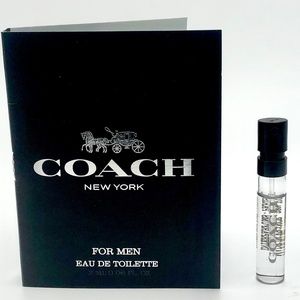 ❤️ 4 for $25 Coach For Men Mini Travel Vial NEW
